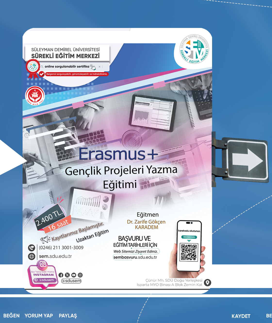 Erasmus+ Gençlik Projeleri Yazma Eğitimi (Online)