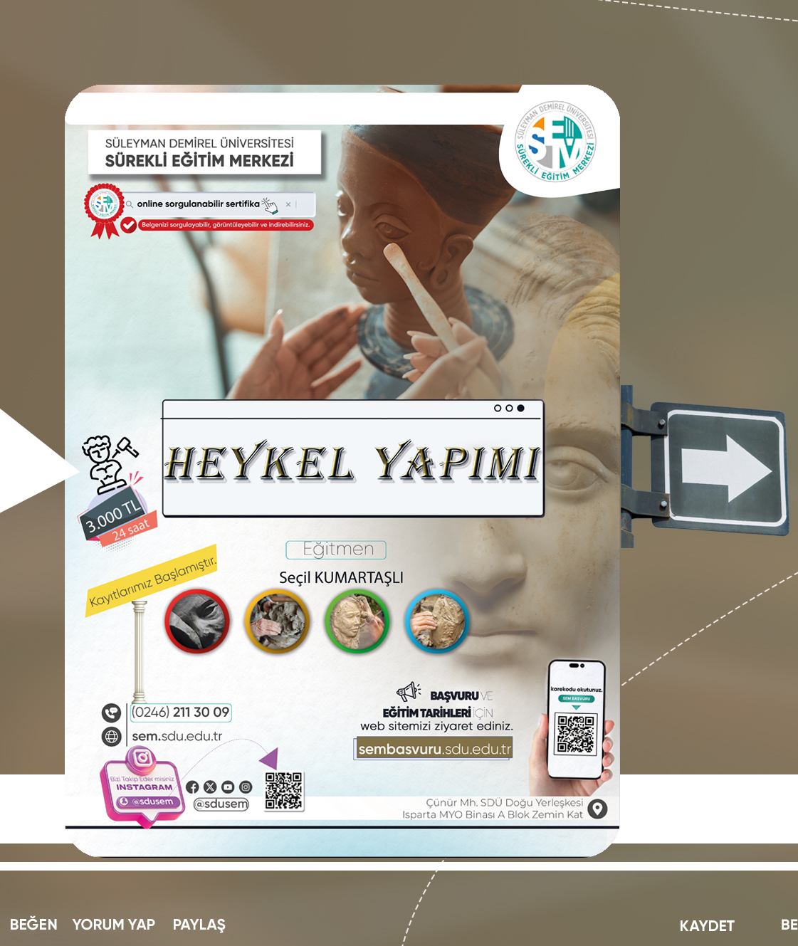 Heykel Yapımı Eğitimi