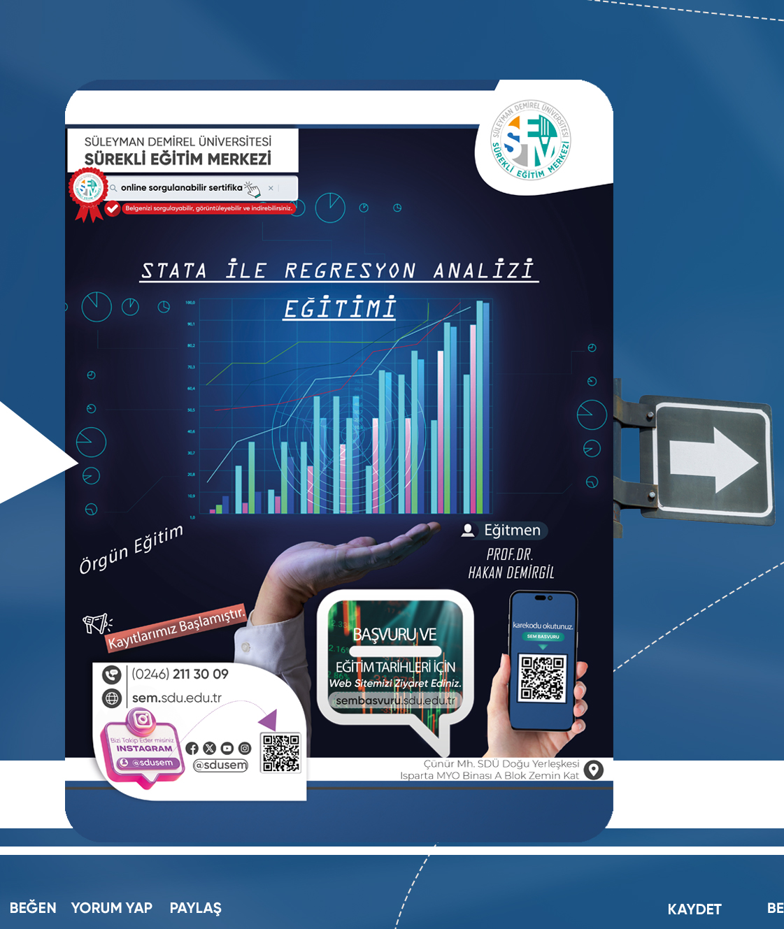 SEM eğitim afişi 4